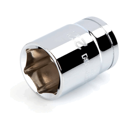 SOCKET 1/2 6PT CORTO 22MM