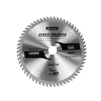 DISCO D/CORTE D/MADERA 7-1/4" UYUSTOOLS