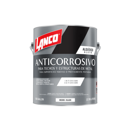 ANTICORROSIVO NEGRO LANCO 1/4