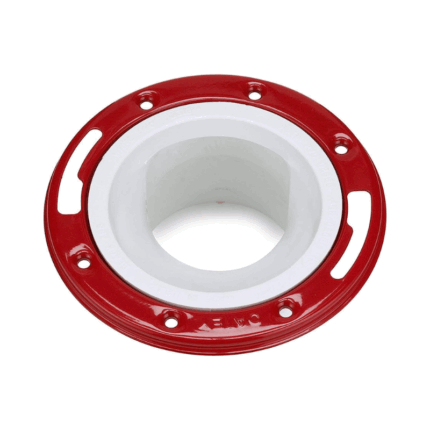 FLANGER PVC 4"X3" CON ARO METALICO