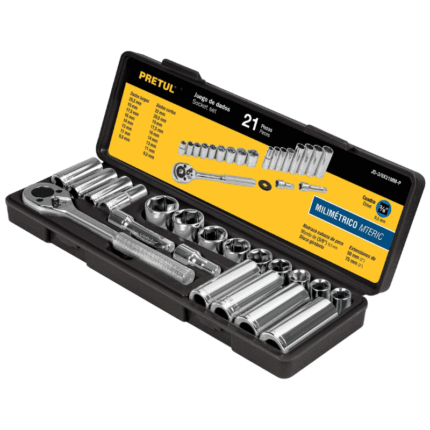 JUEGOS DE SOCKET  21 PIEZAS PRETUL