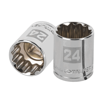 SOCKET 24MM X 1/2" TRUPER