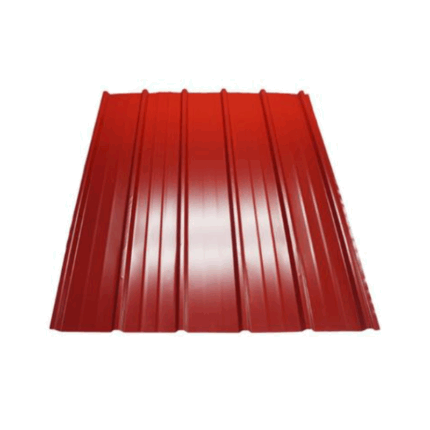 HOJA ZINC 42 X 10' ancho Esmaltado Rojo