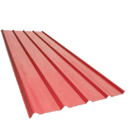 HOJA ZINC 42 X 22' ancho Esmaltado Rojo