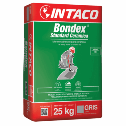 BONDEX INTACO 25KG COLOR GRIS