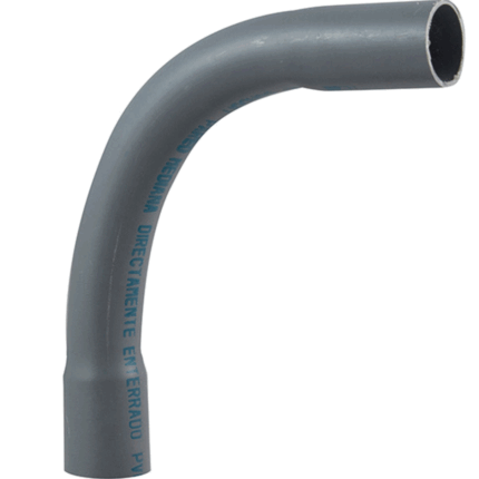 CODO ELECTRICO PVC GRIS 1/2"